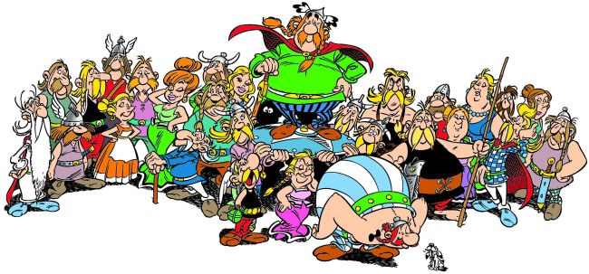 Asterix Dorfbewohner