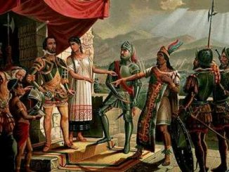 Cortés, Malinche und Moctezuma