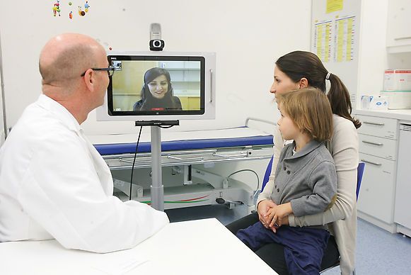Videodolmetschen beim Arzt
