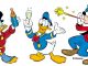 Dagobert, Donald, Goofy feiern
