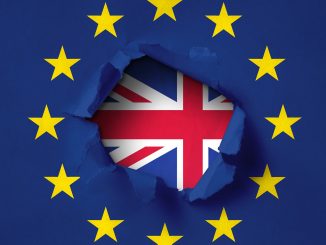 Flaggen EU, Großbritannien