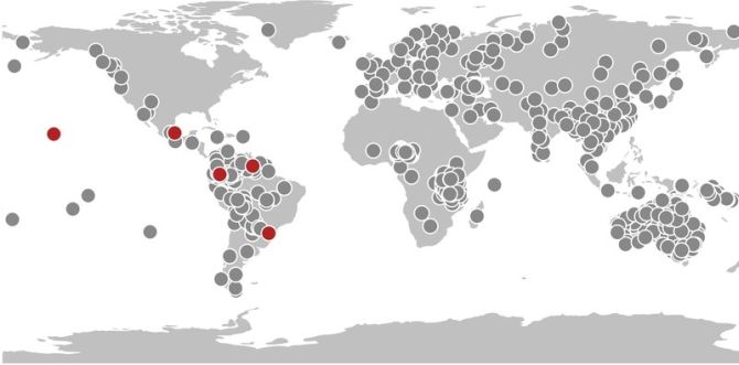 Geografische Verteilung der Sprachen