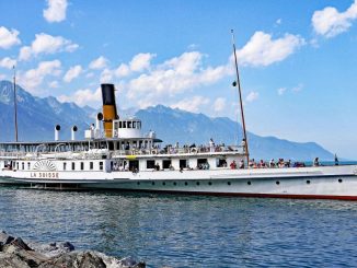 Schaufelraddampfer Genfer See