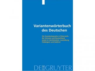 Variantenwörterbuch des Deutschen, 1. Auflage