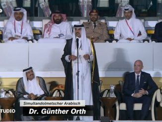 Dolmetscher Eröffnungsfeier Fußball-WM Katar