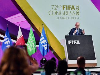 Gianni Infantino, FIFA-Kongress März 2022, Doha