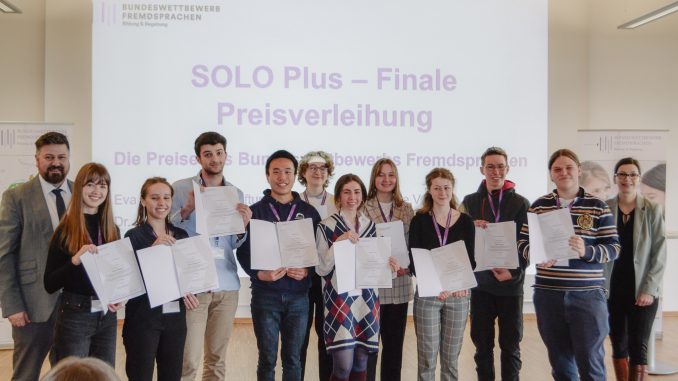 Bundeswettbewerb Fremdsprachen, Finale 2013 Mannheim