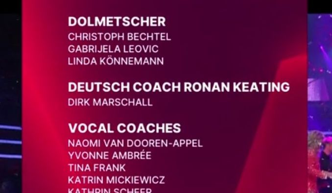 Voice of Germany 2023, Dolmetscher