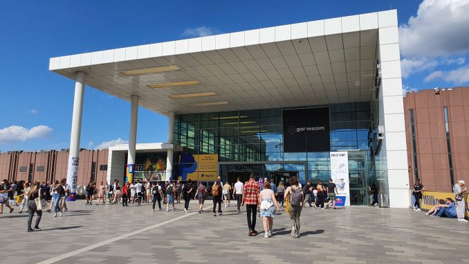 Gamescom 2023, Eingang Süd Gamescom 2023, Eingang Süd