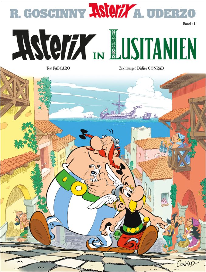 Asterix in Lusitanien, Cover