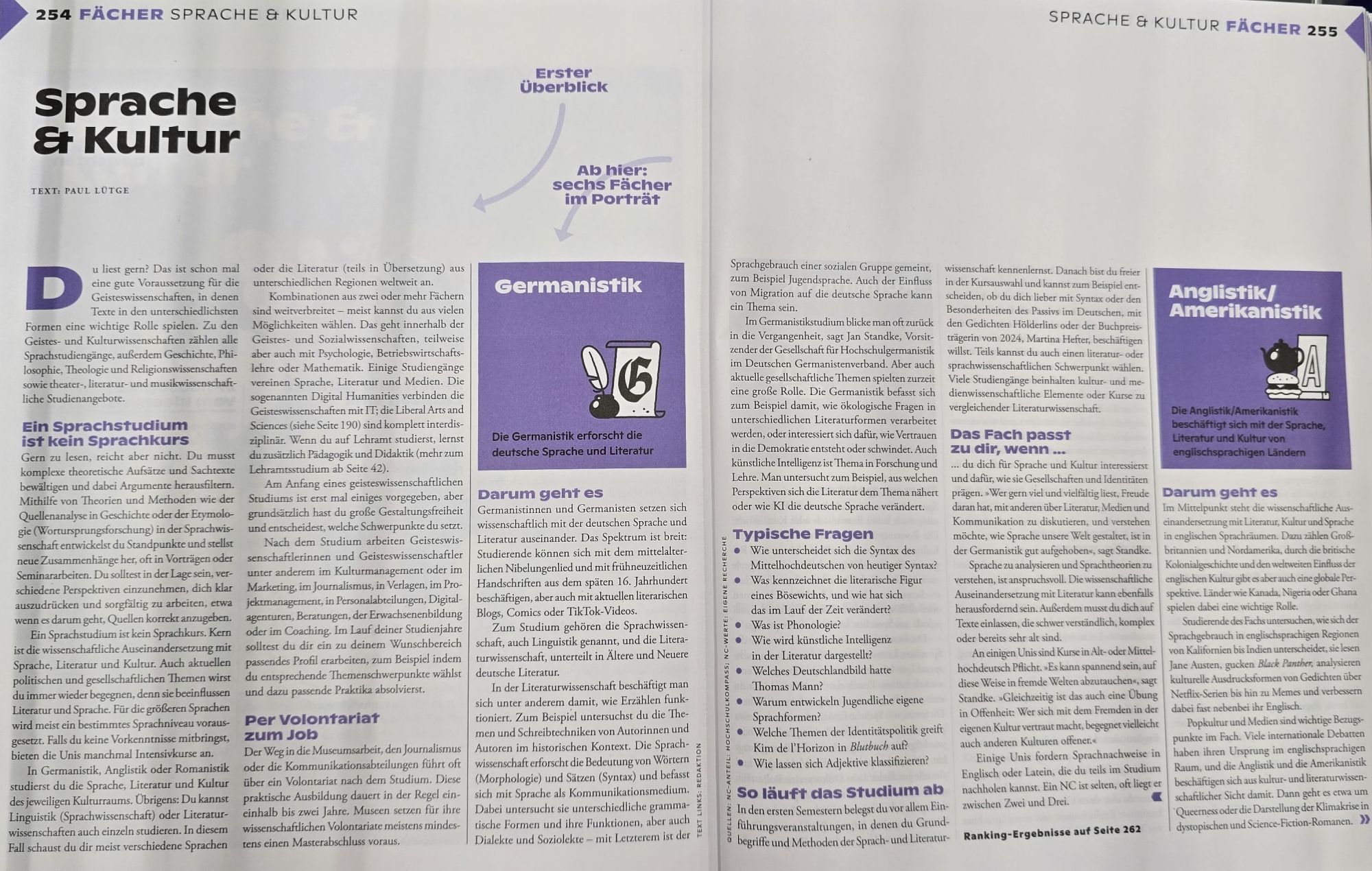 Studienführer Die Zeit 2025/2026