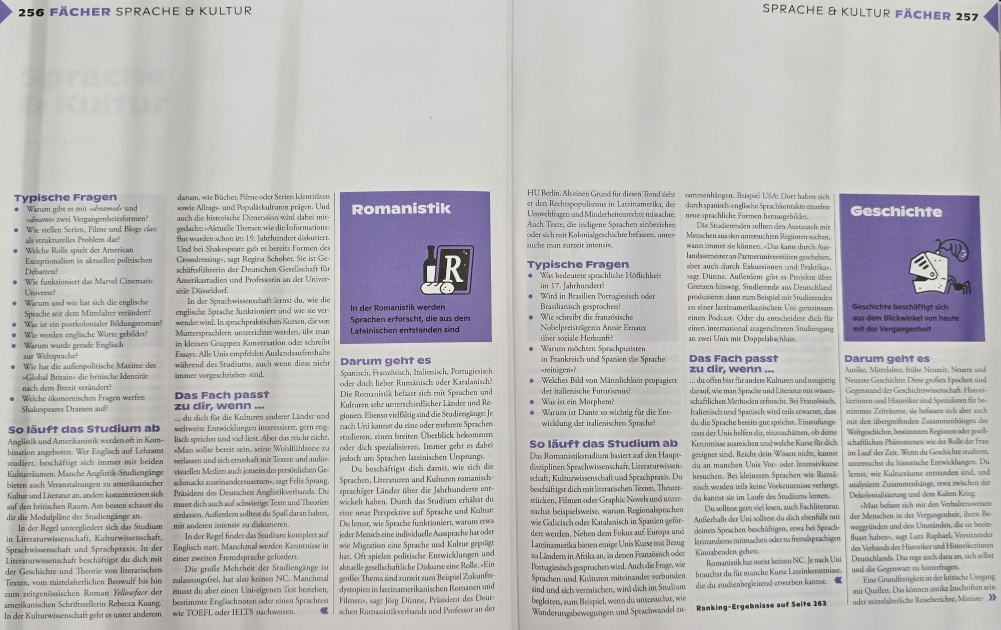 Studienführer Die Zeit 2025/2026