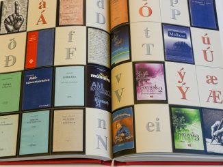 Føroysk málsøga, Färöische Sprachgeschichte, Band 1, Doppelseite