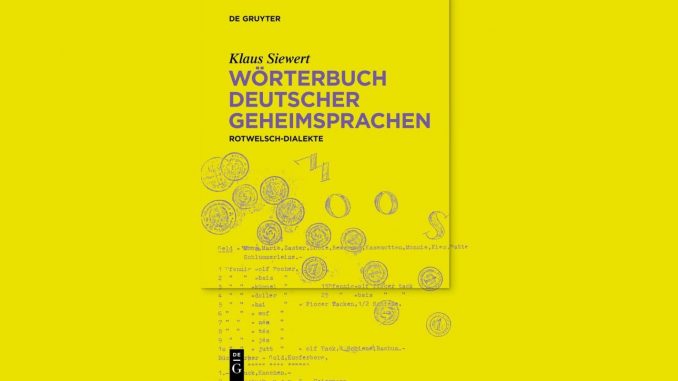 Wörterbuch deutscher Geheimsprachen, Rotwelsch