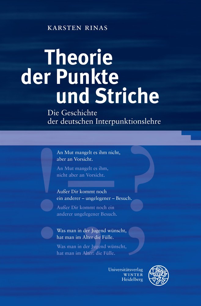 Interpunktion - Theorie der Punkte und Striche