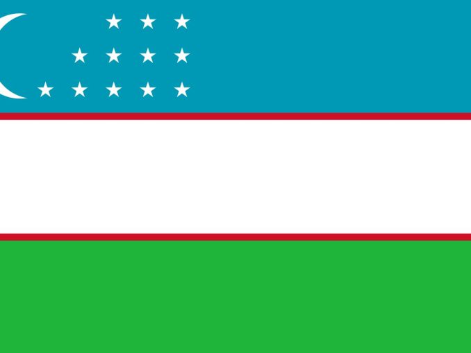Flagge Usbekistan