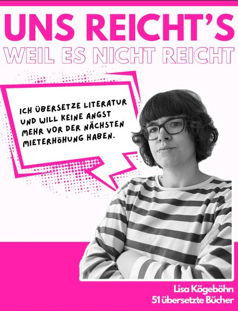 Literaturübersetzer, Instagram, Kampagne "Uns reicht's, weil es nicht reicht"