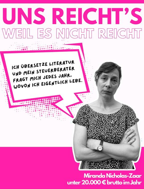 Literaturübersetzer, Instagram, Kampagne "Uns reicht's, weil es nicht reicht"