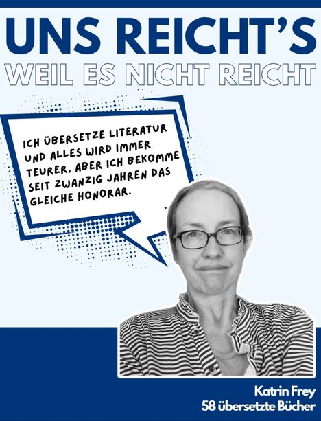 Literaturübersetzer, Instagram, Kampagne "Uns reicht's, weil es nicht reicht"