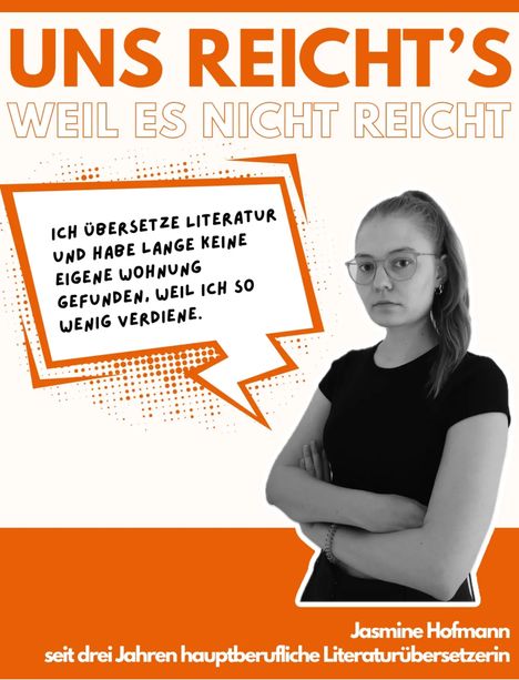 Literaturübersetzer, Instagram, Kampagne "Uns reicht's, weil es nicht reicht"