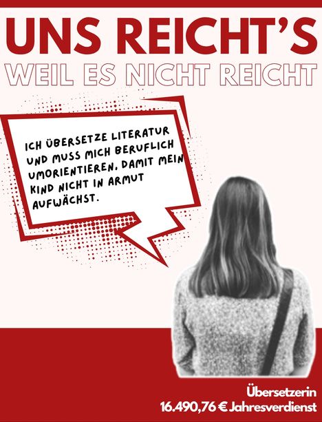 Literaturübersetzer, Instagram, Kampagne "Uns reicht's, weil es nicht reicht"